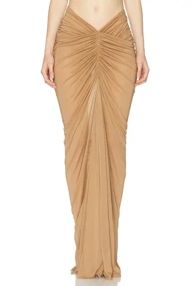 Atlein Ruched Long Skirt | Thumbnail 1