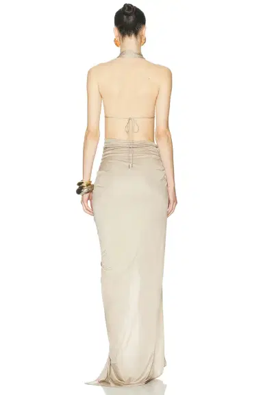 Atlein Open Draped Gown | Thumbnail 4 Atlein Open Draped Gown | Thumbnail 4