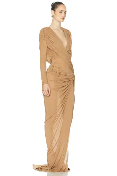 Atlein Draped Longsleeve Dress | Thumbnail 2 Atlein Draped Longsleeve Dress | Thumbnail 2