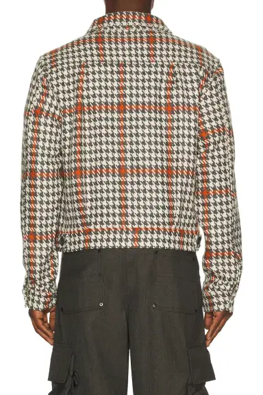 Reese Cooper Wool Houndstooth Trucker Jacket | Thumbnail 2 Reese Cooper Wool Houndstooth Trucker Jacket | Thumbnail 2