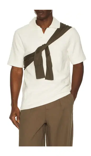 SAMSOE SAMSOE Samac V-Neck Polo | Thumbnail 1