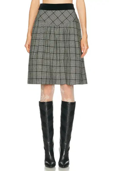 Valentino Check Bermuda Short | Thumbnail 1 Valentino Check Bermuda Short | Thumbnail 1