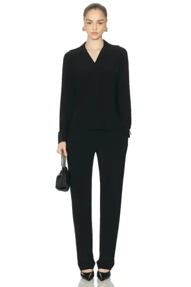 Norma Kamali Flat Front Men's Pant | Thumbnail 5 Norma Kamali Flat Front Men's Pant | Thumbnail 5