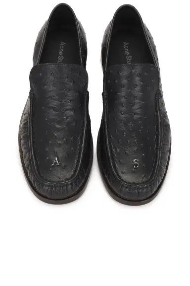 Acne Studios Boafer Light Ostrich Loafer | Thumbnail 4 Acne Studios Boafer Light Ostrich Loafer | Thumbnail 4