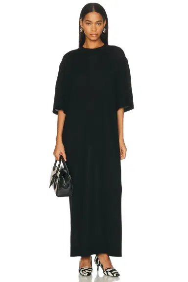 TOTEME Merino Knit Tee Dress | Thumbnail 1 TOTEME Merino Knit Tee Dress | Thumbnail 1