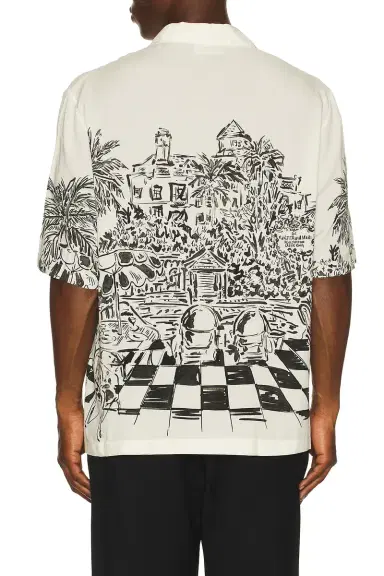 Amiri Chateau Sketch Camp Shirt | Thumbnail 1 Amiri Chateau Sketch Camp Shirt | Thumbnail 1