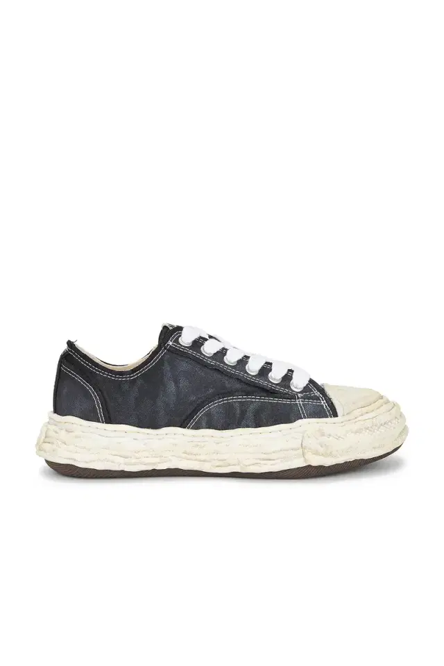 Maison MIHARA YASUHIRO Peterson 23Original Sole Embroidery Vintage Effect Canvas Low Top Sneaker