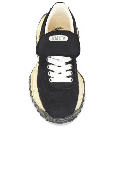 Maison MIHARA YASUHIRO Scottoriginal Sole Embroidery Vintage Effect Canvas Low Top Sneaker | Thumbnail 4 Maison MIHARA YASUHIRO Scottoriginal Sole Embroidery Vintage Effect Canvas Low Top Sneaker | Thumbnail 4
