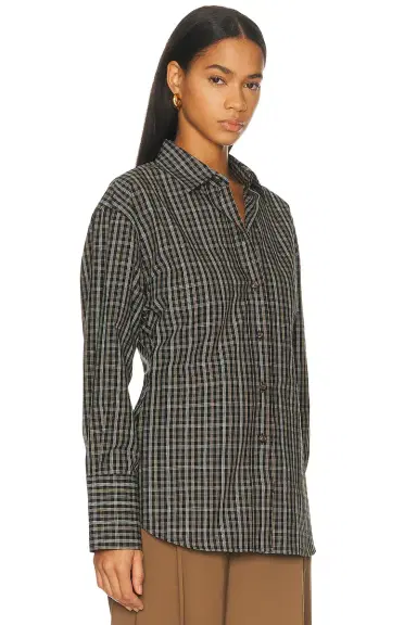 RÓHE Shaped Check Shirt | Thumbnail 2 RÓHE Shaped Check Shirt | Thumbnail 2
