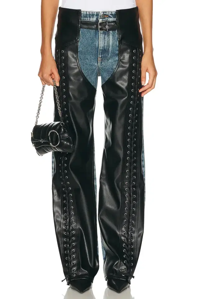 Laced Denim Chap