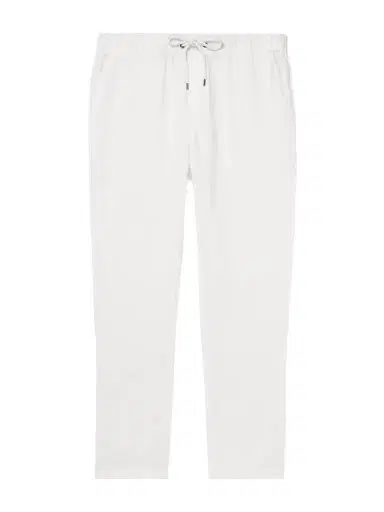 James Perse Garment-Dyed Straight-Leg Linen Trousers - Men | Thumbnail 1 James Perse Garment-Dyed Straight-Leg Linen Trousers - Men | Thumbnail 1