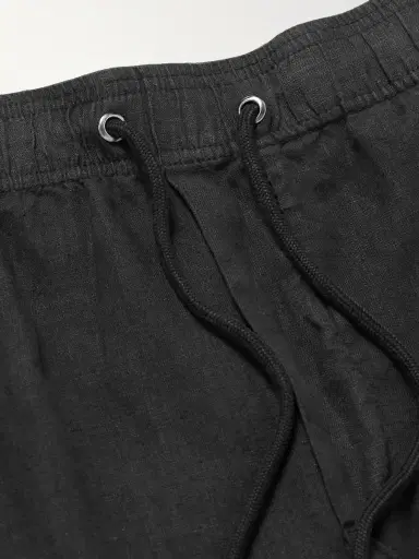 James Perse Garment-Dyed Straight-Leg Linen Drawstring Trousers - Men | Thumbnail 5 James Perse Garment-Dyed Straight-Leg Linen Drawstring Trousers - Men | Thumbnail 5