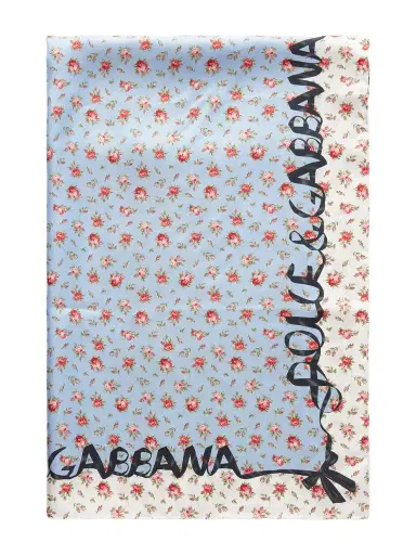 Dolce & Gabbana Printed Silk-twill Scarf | Thumbnail 1