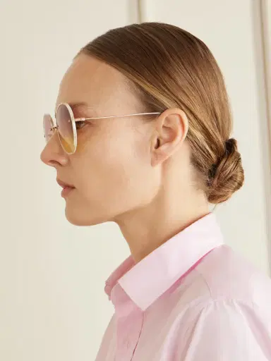 BARTON PERREIRA Rigby Round-frame Acetate And Rose-gold Tone Sunglasses | Thumbnail 5 BARTON PERREIRA Rigby Round-frame Acetate And Rose-gold Tone Sunglasses | Thumbnail 5