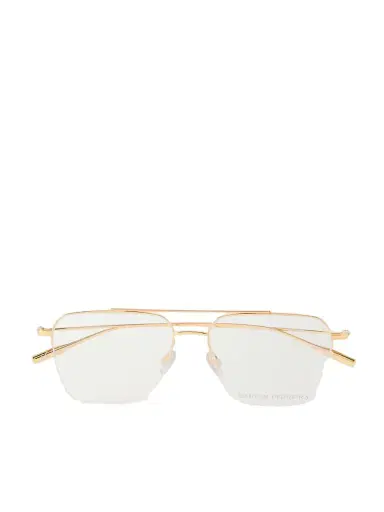 BARTON PERREIRA Armstrong Aviator-style Gold-tone Optical Glasses | Thumbnail 1 BARTON PERREIRA Armstrong Aviator-style Gold-tone Optical Glasses | Thumbnail 1