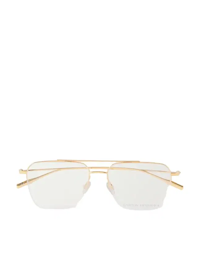 BARTON PERREIRA Armstrong Aviator-style Gold-tone Optical Glasses