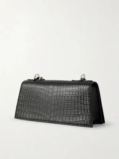 Alexander McQueen Jeweled Satchel Mini Embellished Croc-effect Leather Shoulder Bag | Thumbnail 4