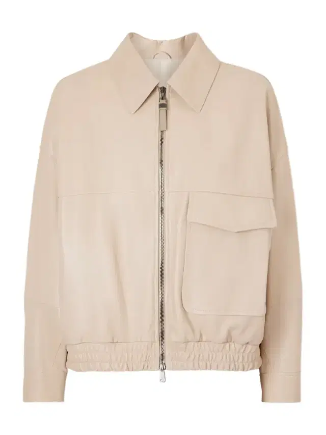 Bead-embellished Leather Jacket