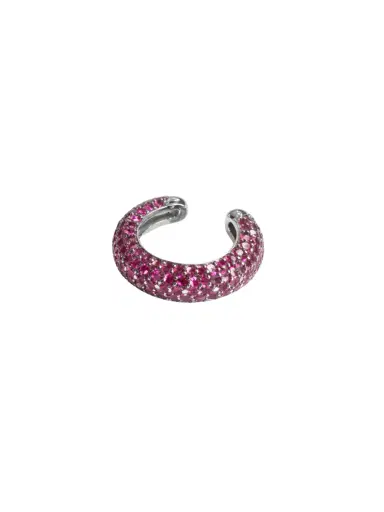 Wish Fine Jewelry 2.40ct Ruby 18K Gold Pave Ear Cuff | Thumbnail 3 Wish Fine Jewelry 2.40ct Ruby 18K Gold Pave Ear Cuff | Thumbnail 3