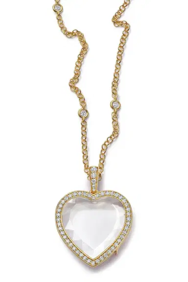 LOQUET Diamond Eros Locket Chain Necklace | Thumbnail 1