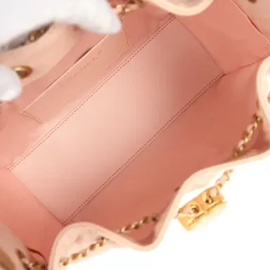 Chanel Chanel Mini 25 Hobo Bag Light Pink Caviar Antique Gold Hardware | Thumbnail 8 Chanel Chanel Mini 25 Hobo Bag Light Pink Caviar Antique Gold Hardware | Thumbnail 8