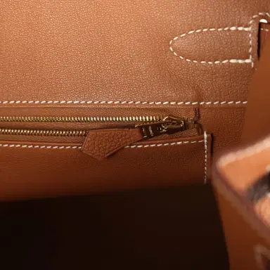 HERMÈS Hermes Birkin 35 Gold Togo Gold Hardware | Thumbnail 9 HERMÈS Hermes Birkin 35 Gold Togo Gold Hardware | Thumbnail 9
