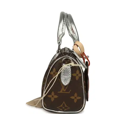 Louis Vuitton Louis Vuitton "57th Street NYC" Vivienne Nano Speedy Bag Brown Monogram Snowy Pearl Gold Hardware | Thumbnail 3 Louis Vuitton Louis Vuitton "57th Street NYC" Vivienne Nano Speedy Bag Brown Monogram Snowy Pearl Gold Hardware | Thumbnail 3