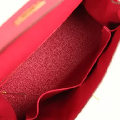HERMÈS Pre-owned Hermes Kelly Sellier 28 Rose Extreme Epsom Gold Hardware | Thumbnail 8 HERMÈS Pre-owned Hermes Kelly Sellier 28 Rose Extreme Epsom Gold Hardware | Thumbnail 8