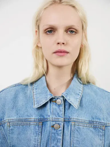 Aknvas The Alex peplum denim jacket | Thumbnail 2