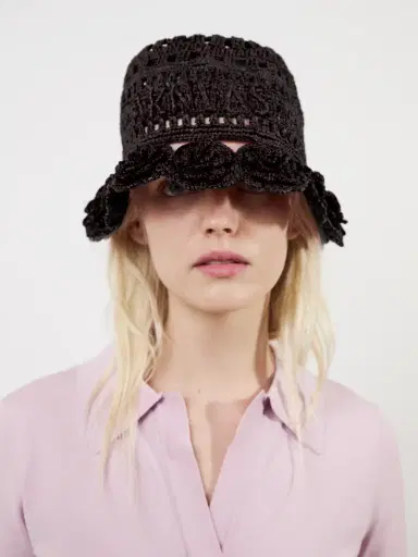 Aknvas The Cass raffia bucket hat in | Thumbnail 3 Aknvas The Cass raffia bucket hat in | Thumbnail 3