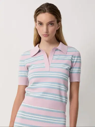 Aknvas The Emma polo in stripes | Thumbnail 10