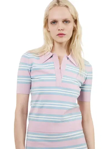 Aknvas The Emma polo in stripes | Thumbnail 1