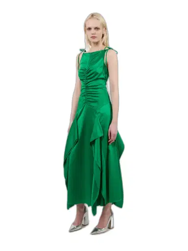 Aknvas The Morgan gown in satin | Thumbnail 1