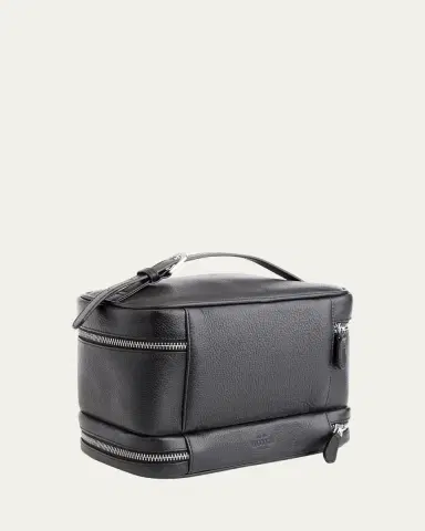 Royce New York Personalized Leather Makeup Bag Train Case | Thumbnail 3 Royce New York Personalized Leather Makeup Bag Train Case | Thumbnail 3