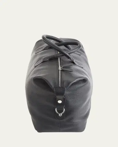 Royce New York Monogrammed Leather Duffel Bag with Suitcase Handle Strap | Thumbnail 3 Royce New York Monogrammed Leather Duffel Bag with Suitcase Handle Strap | Thumbnail 3