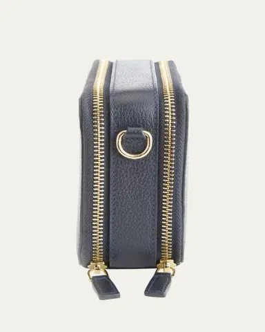 Royce New York Monogrammed Leather Crossbody Bag, Personalized | Thumbnail 7