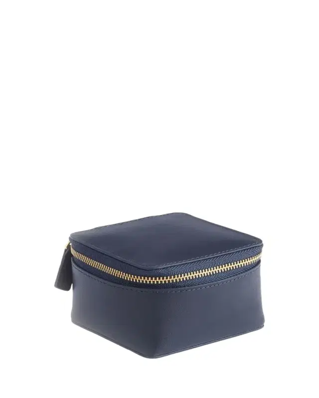 ROYCE New York Monogrammed Leather Jewelry Trinket Case, Personalized