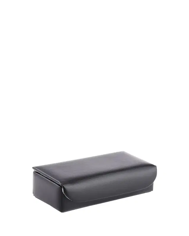 ROYCE New York Personalized Leather Cufflink Case