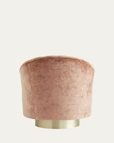 Arteriors Springsteen Velvet Swivel Chair | Thumbnail 3 Arteriors Springsteen Velvet Swivel Chair | Thumbnail 3