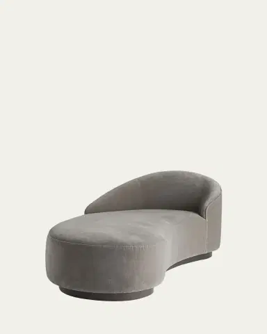 Arteriors Turner Velvet Chaise | Thumbnail 2