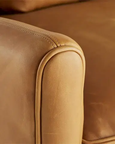 Arteriors Vincent Leather Sofa 80.5" | Thumbnail 4 Arteriors Vincent Leather Sofa 80.5" | Thumbnail 4