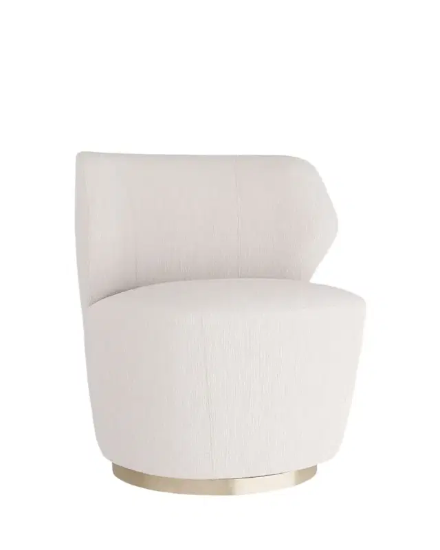 Arteriors Poppy Velvet Swivel Chair