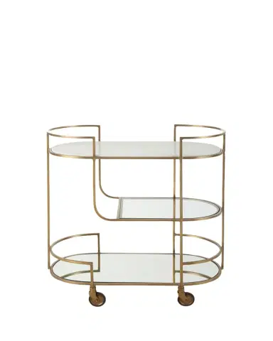 Arteriors Trainor Bar Cart | Thumbnail 1 Arteriors Trainor Bar Cart | Thumbnail 1