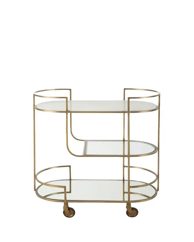 Arteriors Trainor Bar Cart
