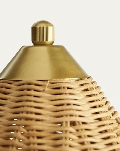 Celerie Kemble for Arteriors Parasol 2-Light Rattan Table Lamp, 28" | Thumbnail 3 Celerie Kemble for Arteriors Parasol 2-Light Rattan Table Lamp, 28" | Thumbnail 3