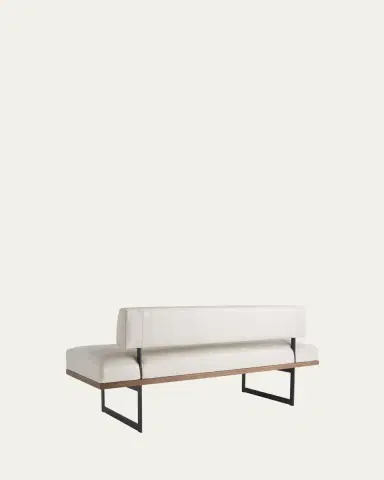 Arteriors Tuck Leather Bench | Thumbnail 5 Arteriors Tuck Leather Bench | Thumbnail 5