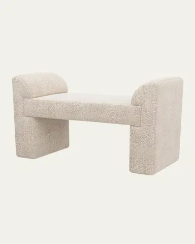 Arteriors Windemere Sherpa Bench - 49" | Thumbnail 3