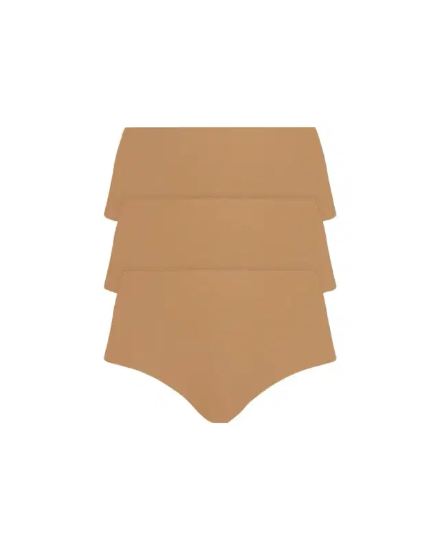 Commando Classic High-Rise Microfiber Bikini Briefs, Pack of 3