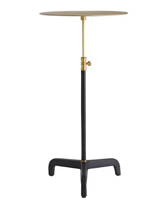 Arteriors Addison Adjustable Leather Accent Table