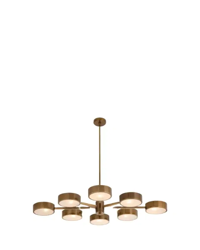 Linus 52" 8-Light Starburst Chandelier